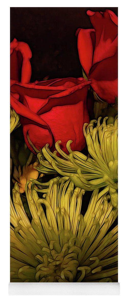 June Flowers 3 - Yoga Mat