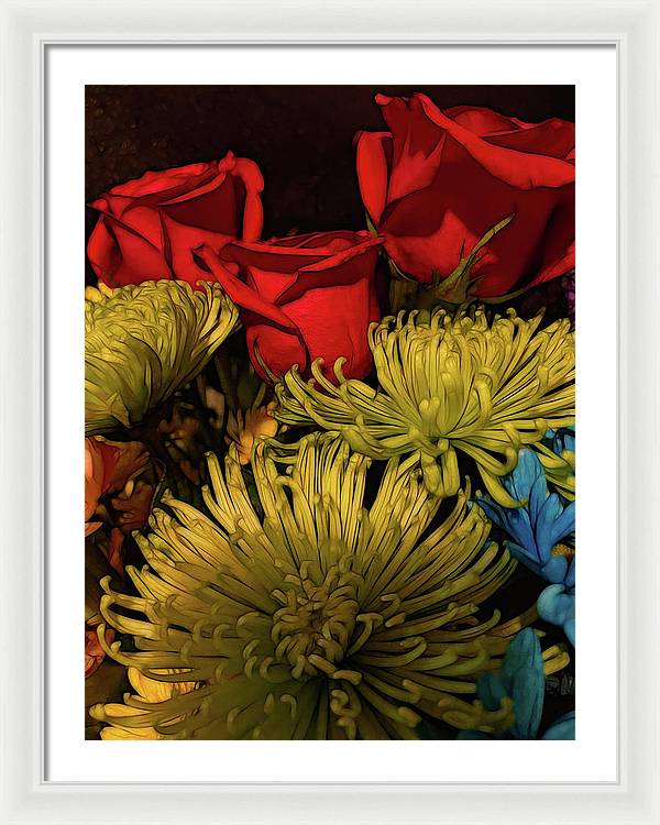 June Flowers 3 - Framed Print