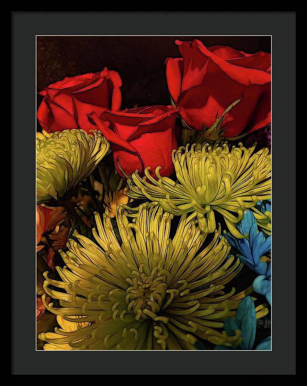 June Flowers 3 - Framed Print