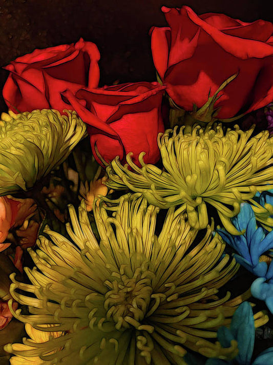 June Flowers 3 - Art Print