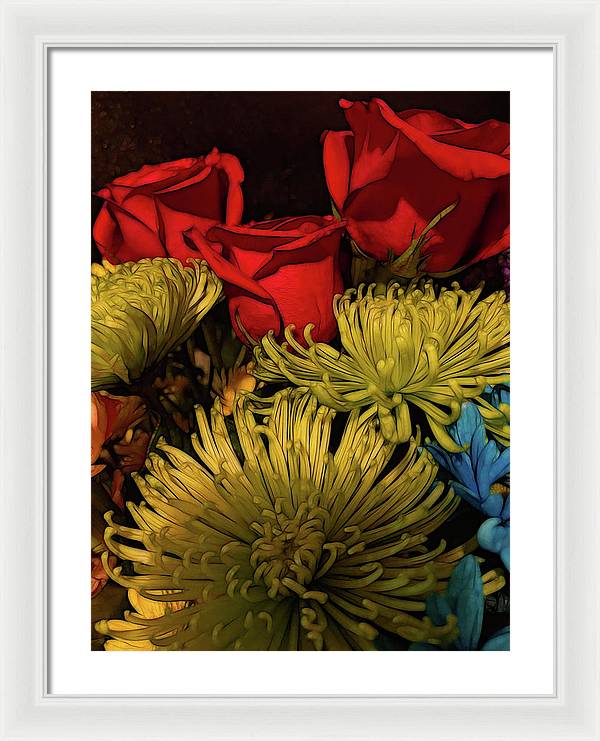 June Flowers 3 - Framed Print