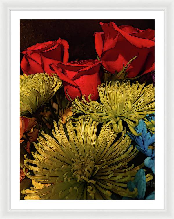 June Flowers 3 - Framed Print