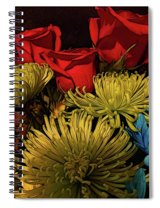 June Flowers 3 - Spiral Notebook