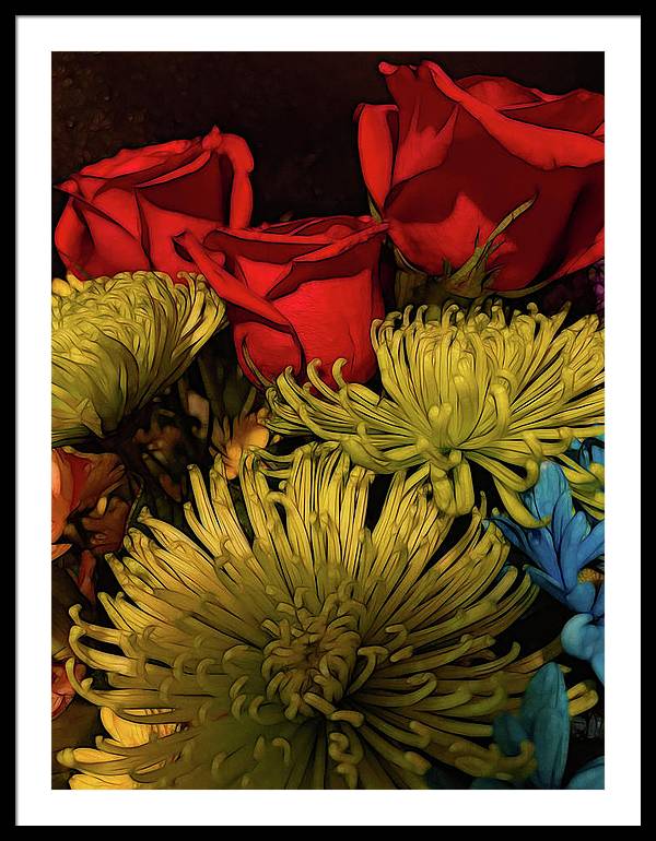 June Flowers 3 - Framed Print