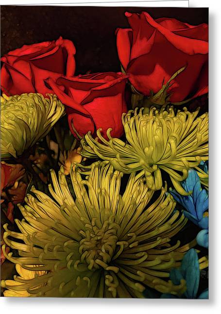 June Flowers 3 - Greeting Card