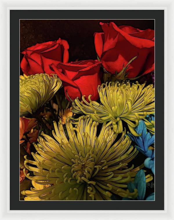June Flowers 3 - Framed Print