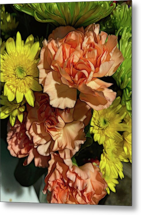 June Flowers 4 - Metal Print