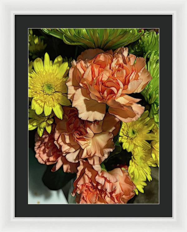 June Flowers 4 - Framed Print