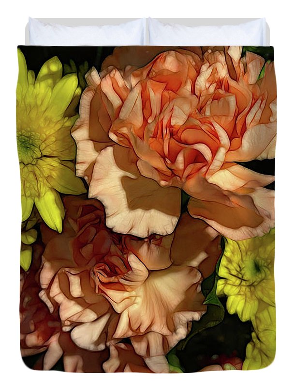 June Flowers 4 - Duvet Cover