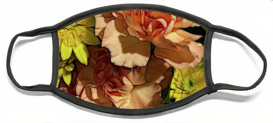 June Flowers 4 - Face Mask