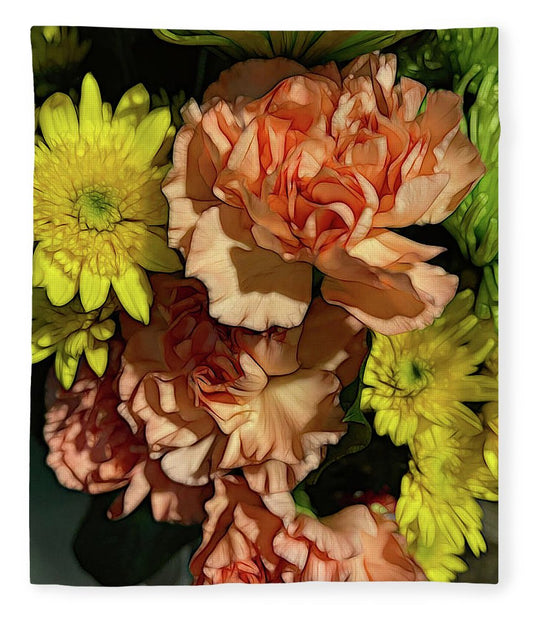 June Flowers 4 - Blanket