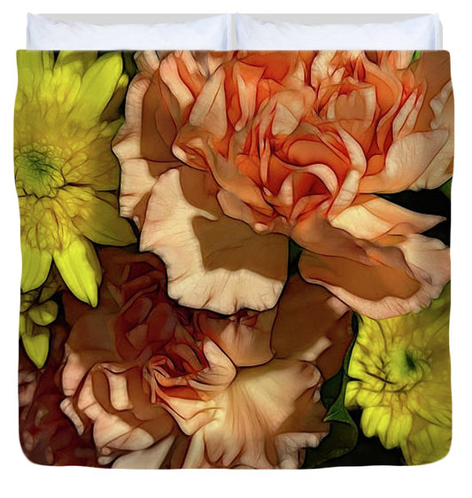 June Flowers 4 - Duvet Cover