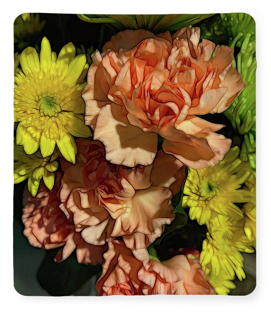 June Flowers 4 - Blanket