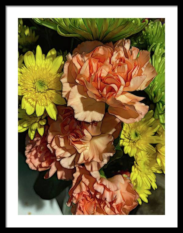 June Flowers 4 - Framed Print