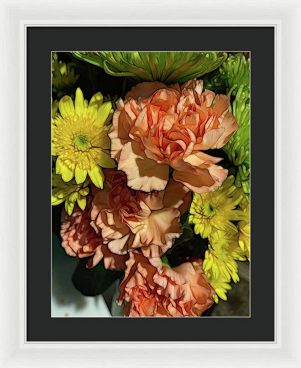 June Flowers 4 - Framed Print