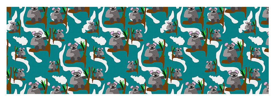 Koala Bears and Clouds - Yoga Mat