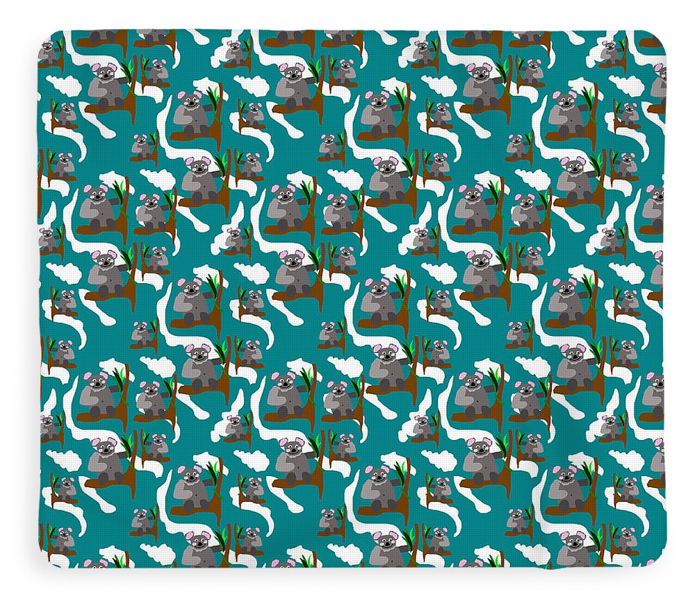 Koala Bears and Clouds - Blanket