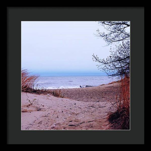 Lake Michigan Beach Dunes - Framed Print