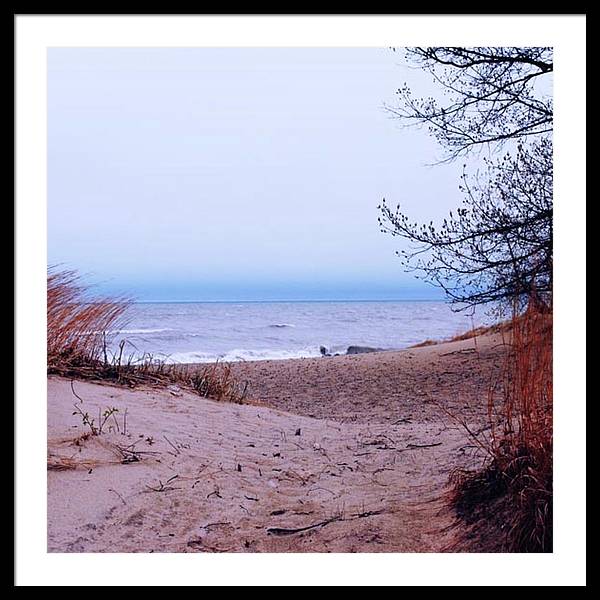 Lake Michigan Beach Dunes - Framed Print