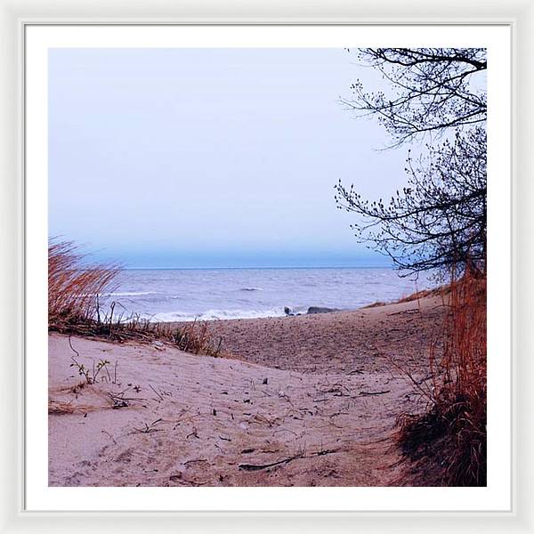 Lake Michigan Beach Dunes - Framed Print