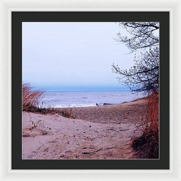 Lake Michigan Beach Dunes - Framed Print