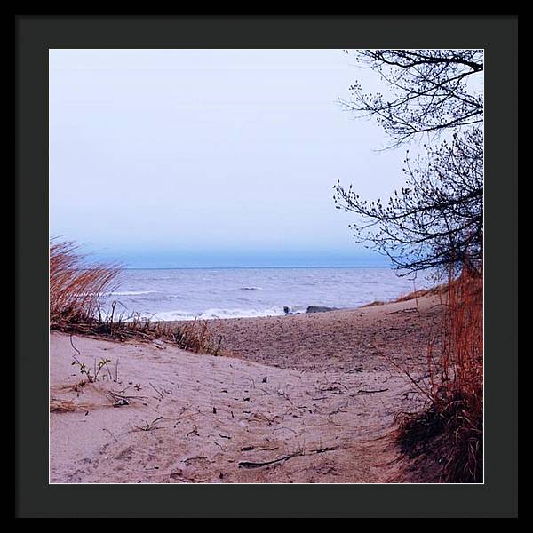 Lake Michigan Beach Dunes - Framed Print