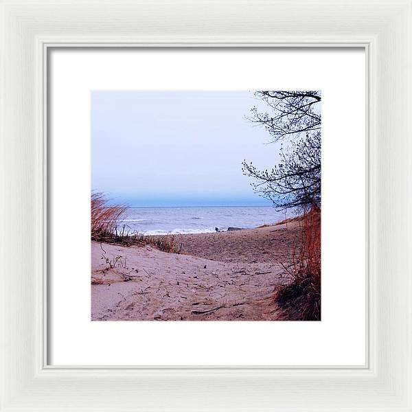 Lake Michigan Beach Dunes - Framed Print