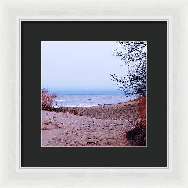 Lake Michigan Beach Dunes - Framed Print
