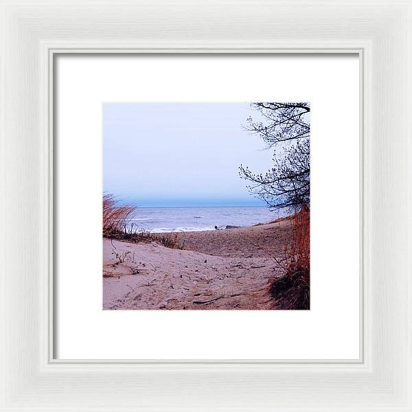 Lake Michigan Beach Dunes - Framed Print