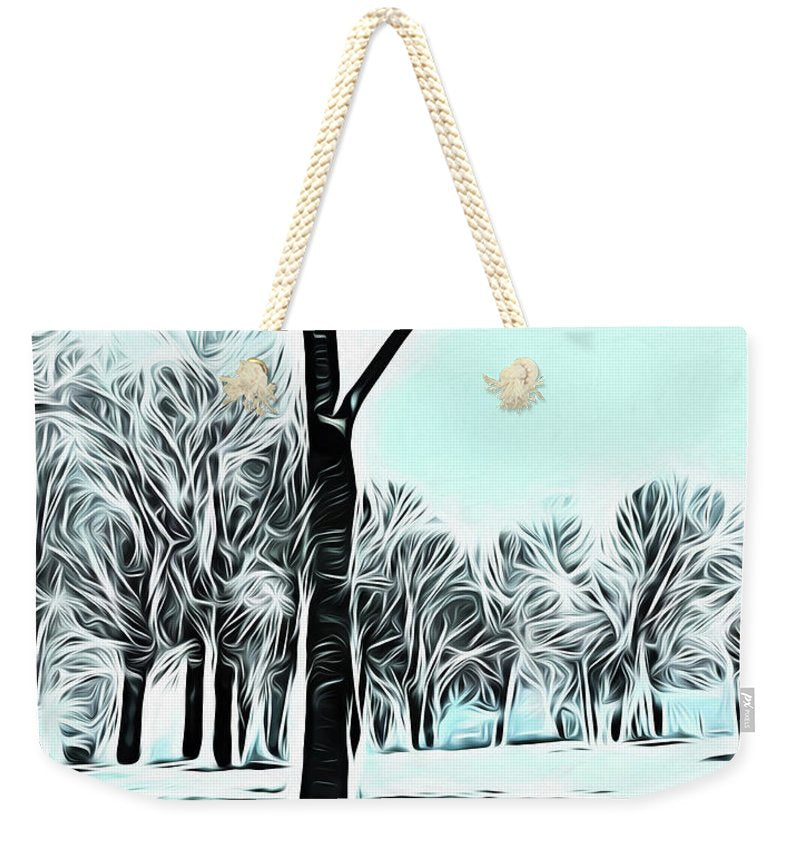 Lake Michigan In Winter - Weekender Tote Bag