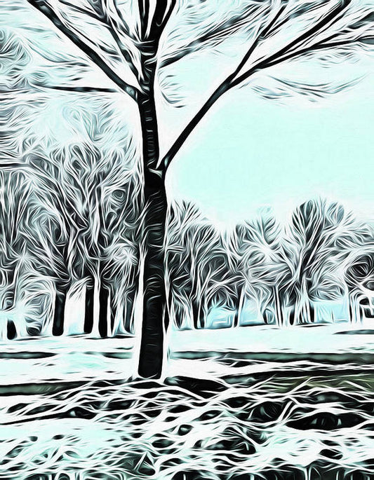 Lake Michigan In Winter - Art Print