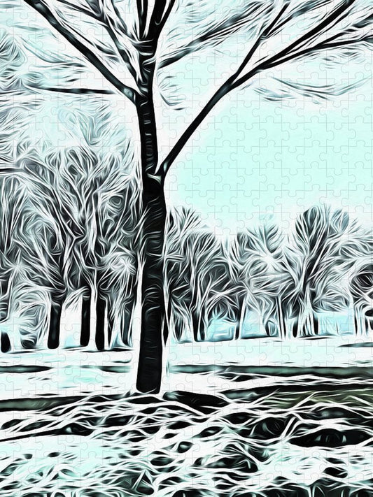 Lake Michigan In Winter - Puzzle