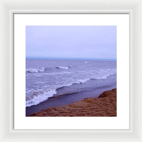 Lake Michigan Waves - Framed Print