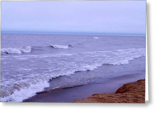 Lake Michigan Waves - Greeting Card
