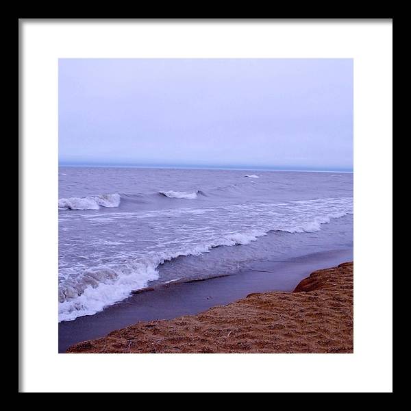 Lake Michigan Waves - Framed Print