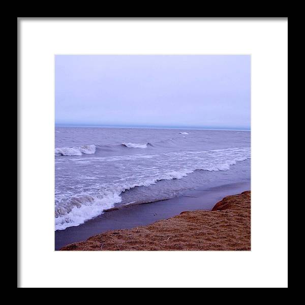 Lake Michigan Waves - Framed Print