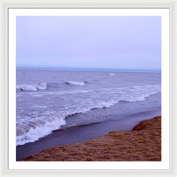 Lake Michigan Waves - Framed Print