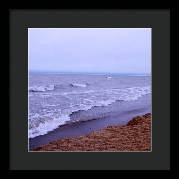 Lake Michigan Waves - Framed Print