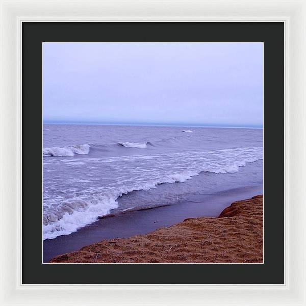 Lake Michigan Waves - Framed Print