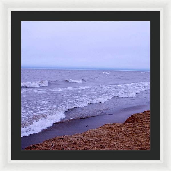 Lake Michigan Waves - Framed Print