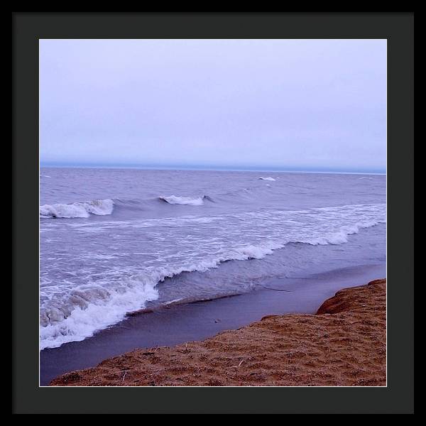 Lake Michigan Waves - Framed Print