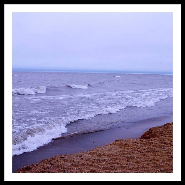 Lake Michigan Waves - Framed Print