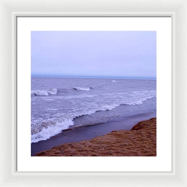Lake Michigan Waves - Framed Print
