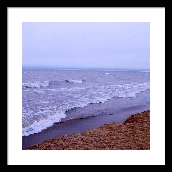 Lake Michigan Waves - Framed Print