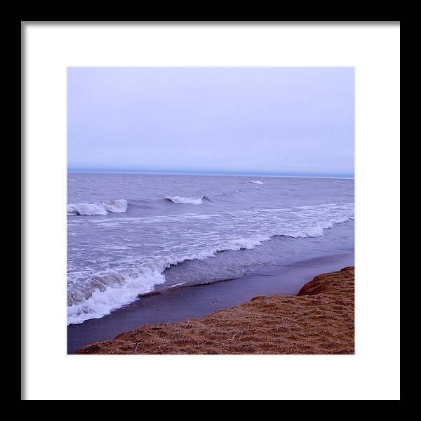 Lake Michigan Waves - Framed Print