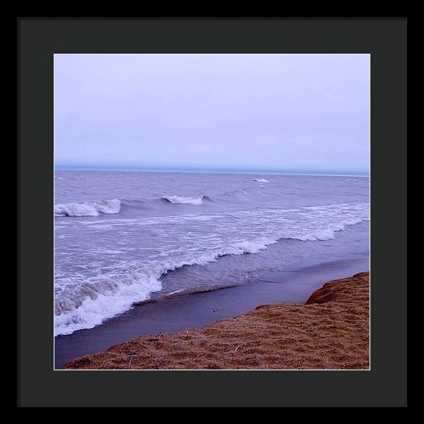 Lake Michigan Waves - Framed Print