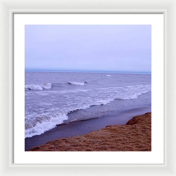 Lake Michigan Waves - Framed Print