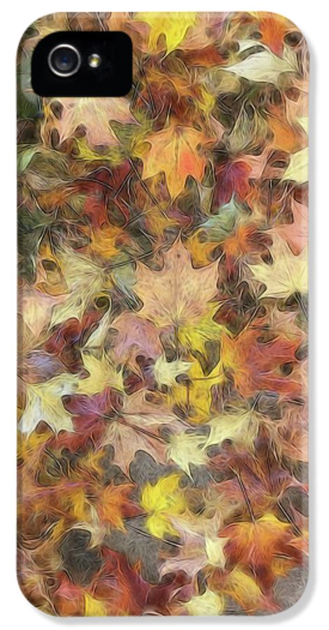 Late Fall Leaves Light - Phone Case