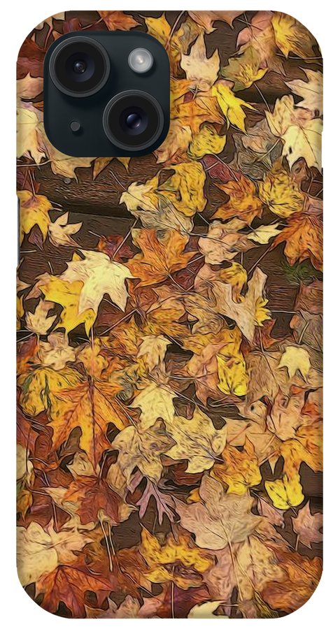 Late October Leaves 3 - Phone Case