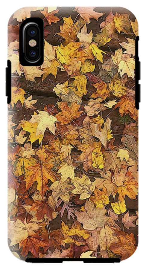 Late October Leaves 3 - Phone Case
